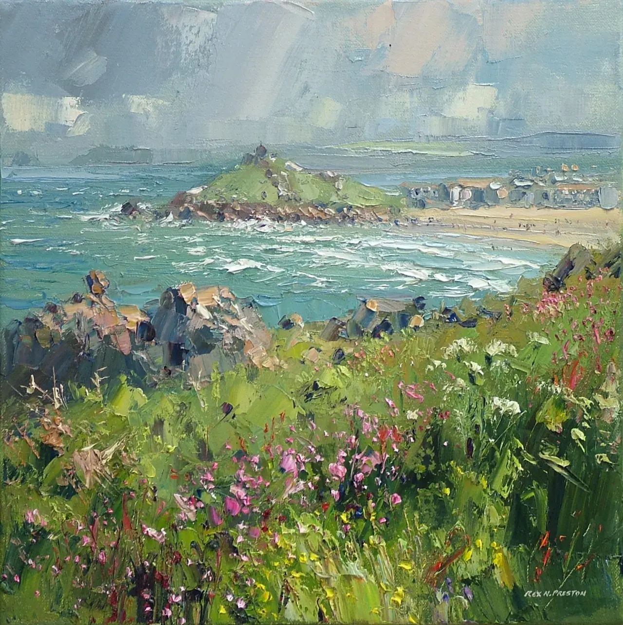 Rex Preston - porthmeor beach, st. ives